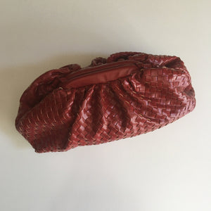 RED WEAVE BAG