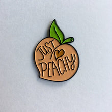 Load image into Gallery viewer, JUST PEACHY ENAMEL PIN
